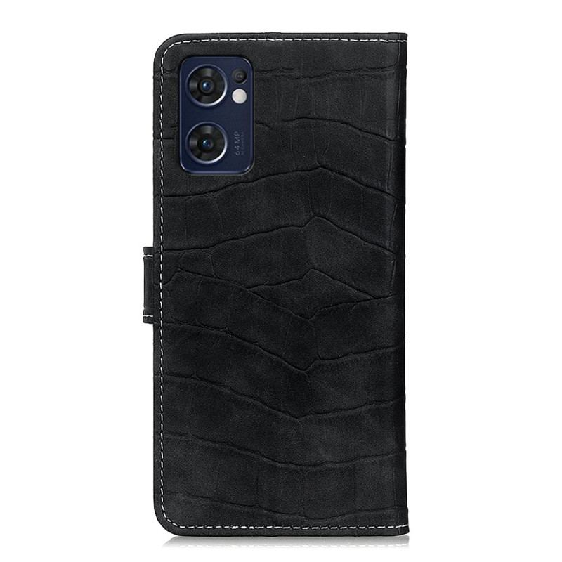 Capa Flip Para Oppo Find X5 Lite Poder Do Crocodilo