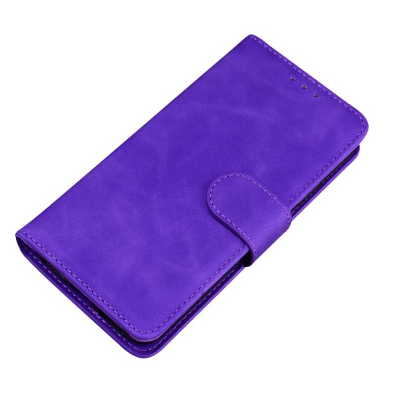 Capa Folio Para Oppo Find X5 Lite Efeito Couro Monocromático