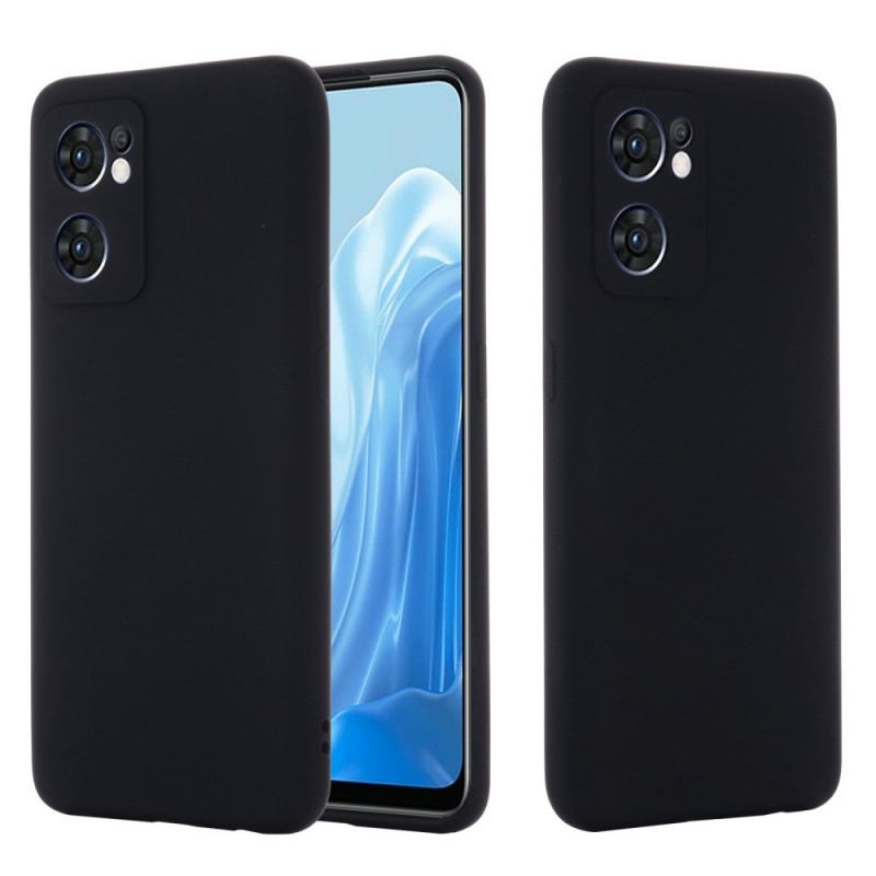 Capa Para Oppo Find X5 Lite Silicone Líquido Com Cordão