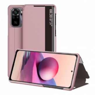 Capa De Celular Para Xiaomi Redmi Note 10 / 10S Couro Falso Premium