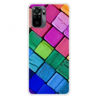 Capa De Celular Para Xiaomi Redmi Note 10 / 10S Cubos Coloridos