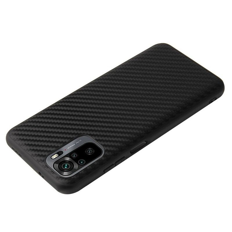 Capa De Celular Para Xiaomi Redmi Note 10 / 10S Fibra De Carbono