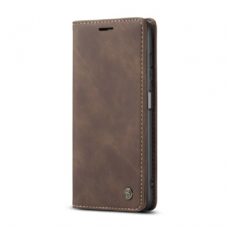 Capa De Celular Para Xiaomi Redmi Note 10 / 10S Flip Caseme Efeito Couro