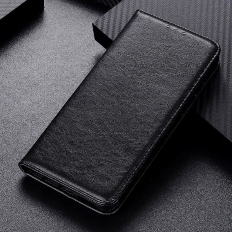 Capa De Celular Para Xiaomi Redmi Note 10 / 10S Flip Efeito Couro Texturizado