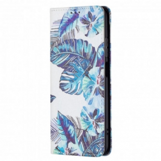 Capa De Celular Para Xiaomi Redmi Note 10 / 10S Flip Folhas