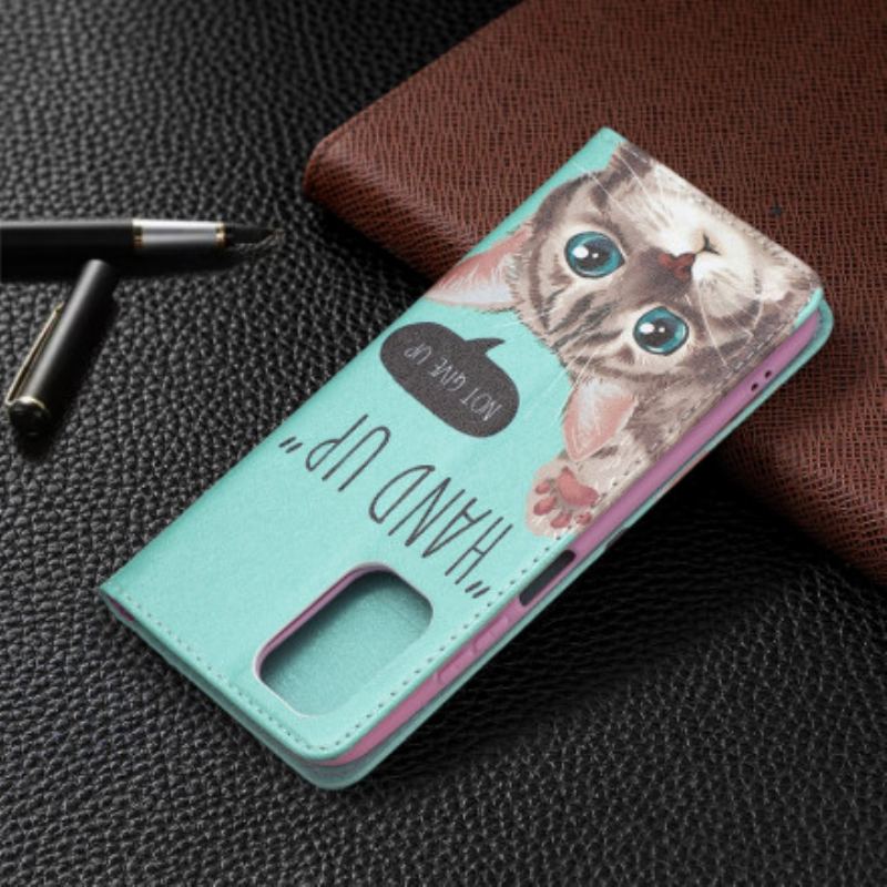 Capa De Celular Para Xiaomi Redmi Note 10 / 10S Flip Hand-up