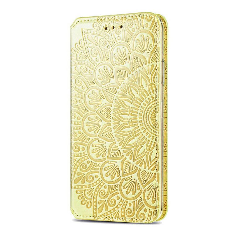 Capa De Celular Para Xiaomi Redmi Note 10 / 10S Flip Mandala Intensa