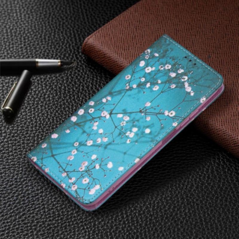 Capa De Celular Para Xiaomi Redmi Note 10 / 10S Flip Ramos Floridos