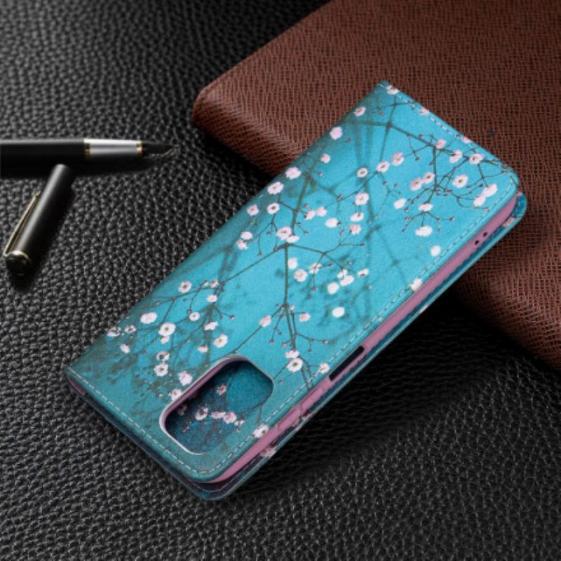 Capa De Celular Para Xiaomi Redmi Note 10 / 10S Flip Ramos Floridos