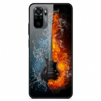 Capa De Celular Para Xiaomi Redmi Note 10 / 10S Guitarra De Vidro Temperado