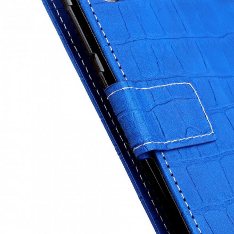 Capa De Couro Para Xiaomi Redmi Note 10 / 10S Poder Do Crocodilo