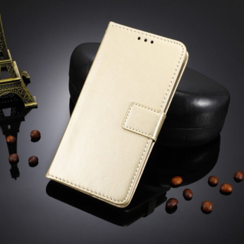 Capa Em Pele Para Xiaomi Redmi Note 10 / 10S Couro Falso Chamativo