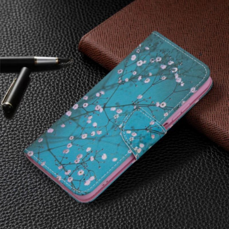 Capa Flip Para Xiaomi Redmi Note 10 / 10S Árvore Florida