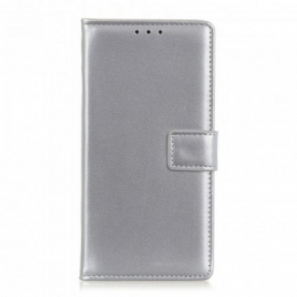 Capa Flip Para Xiaomi Redmi Note 10 / 10S Couro Sintético Liso