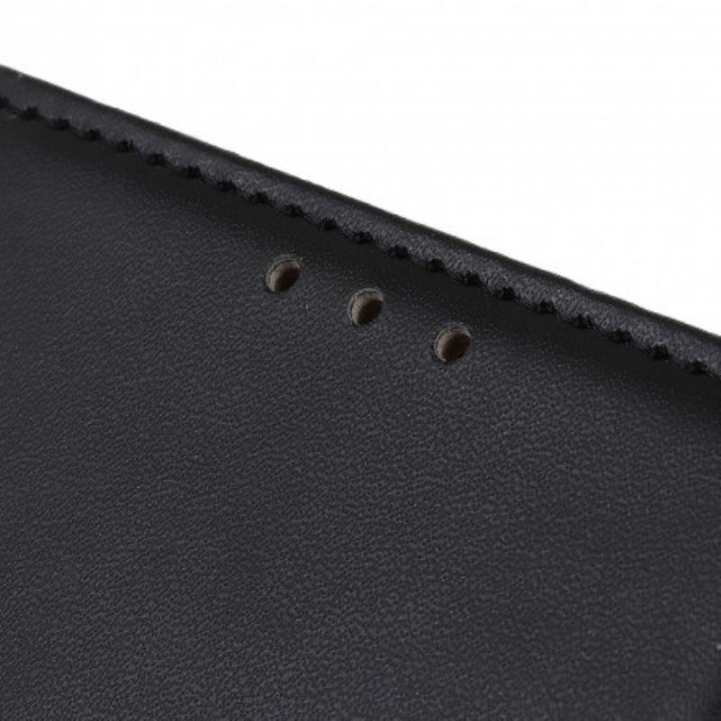 Capa Flip Para Xiaomi Redmi Note 10 / 10S Couro Sintético Liso