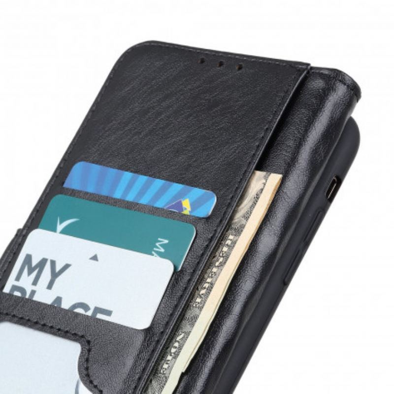 Capa Flip Para Xiaomi Redmi Note 10 / 10S Couro Sintético Texturizado