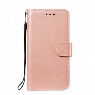 Capa Flip Para Xiaomi Redmi Note 10 / 10S Estilo De Couro Monocromático