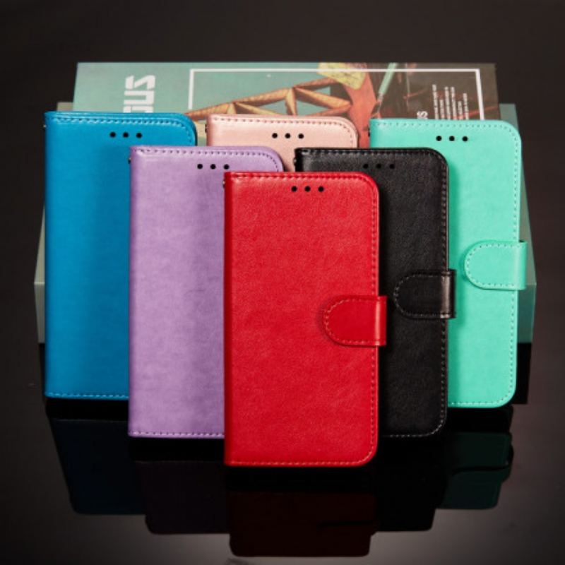 Capa Flip Para Xiaomi Redmi Note 10 / 10S Estilo De Couro Monocromático