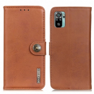 Capa Flip Para Xiaomi Redmi Note 10 / 10S Imitação De Couro Khazneh