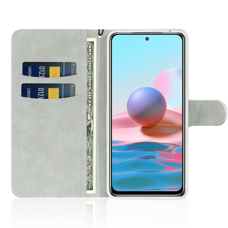 Capa Flip Para Xiaomi Redmi Note 10 / 10S Lantejoulas Design S