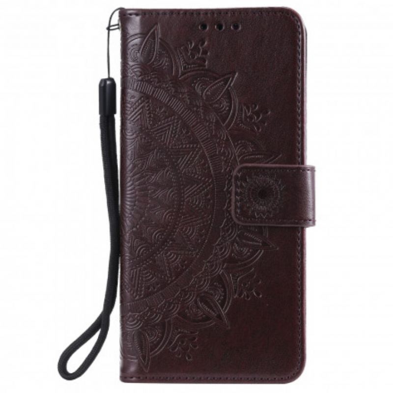 Capa Flip Para Xiaomi Redmi Note 10 / 10S Mandala Do Sol