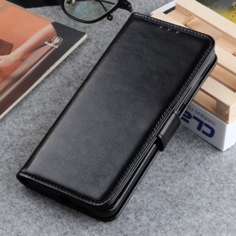 Capa Flip Para Xiaomi Redmi Note 10 / 10S Refinamento De Couro Sintético