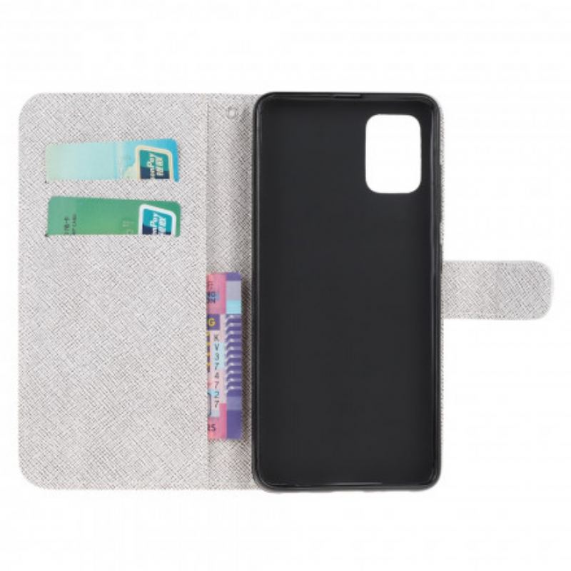 Capa Folio Para Xiaomi Redmi Note 10 / 10S De Cordão Gatos De Entrega Com Tangas