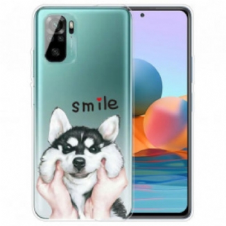 Capa Para Xiaomi Redmi Note 10 / 10S Cachorro Sorridente