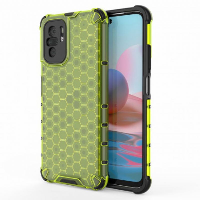 Capa Para Xiaomi Redmi Note 10 / 10S Estilo Favo De Mel