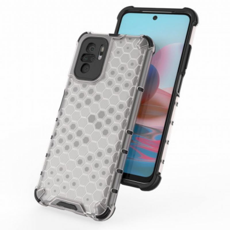 Capa Para Xiaomi Redmi Note 10 / 10S Estilo Favo De Mel