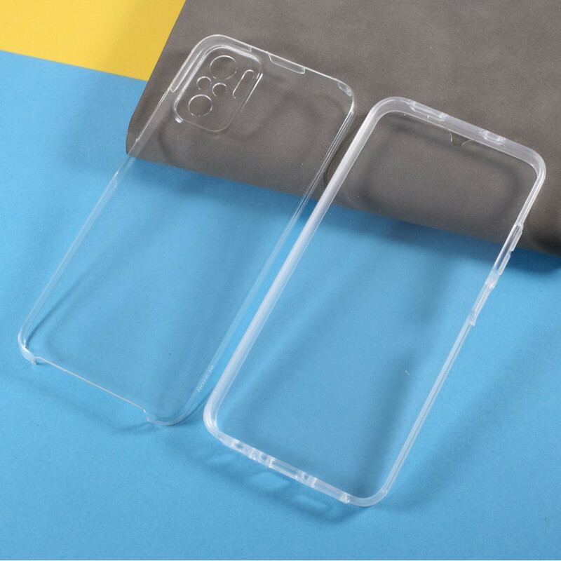 Capa Para Xiaomi Redmi Note 10 / 10S Frente Transparente Traseira