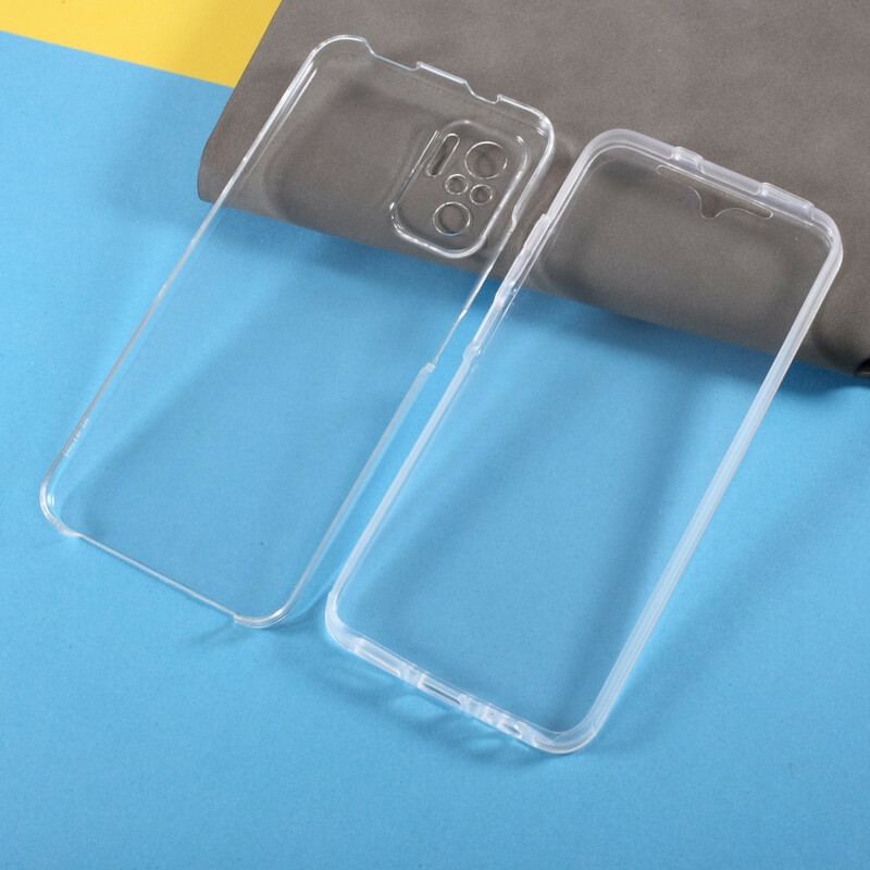 Capa Para Xiaomi Redmi Note 10 / 10S Frente Transparente Traseira