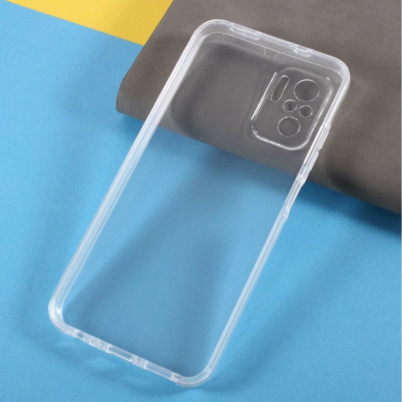 Capa Para Xiaomi Redmi Note 10 / 10S Frente Transparente Traseira