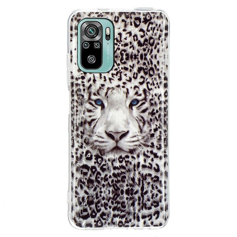 Capa Para Xiaomi Redmi Note 10 / 10S Leopardo Fluorescente