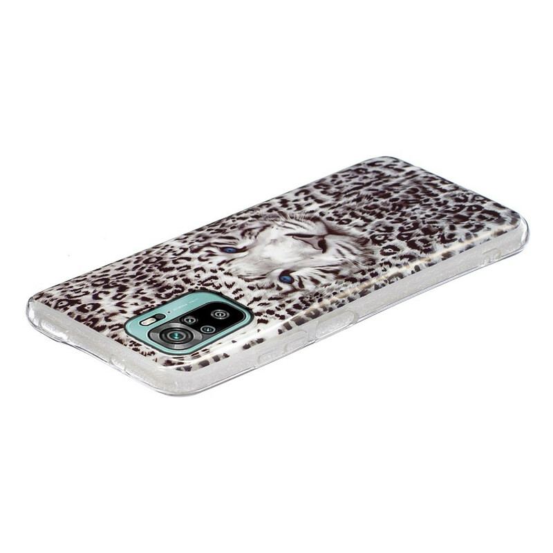 Capa Para Xiaomi Redmi Note 10 / 10S Leopardo Fluorescente