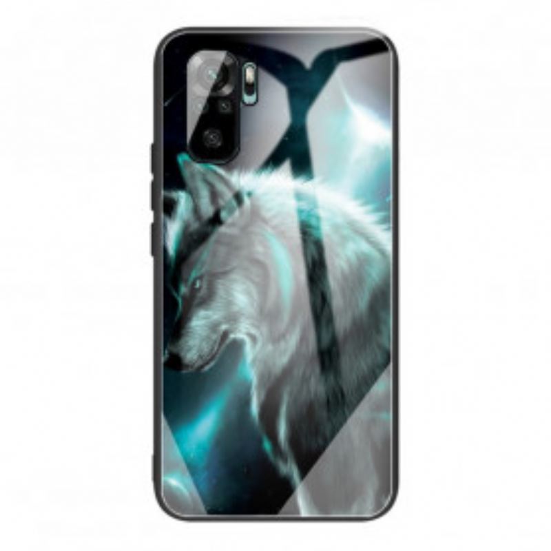 Capa Para Xiaomi Redmi Note 10 / 10S Lobo De Vidro Temperado