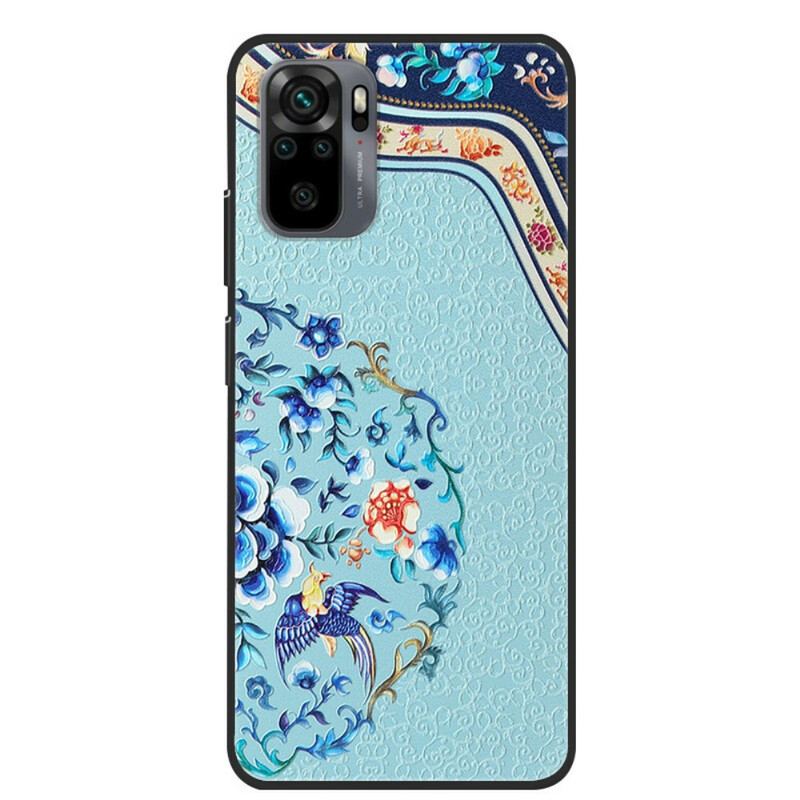 Capa Para Xiaomi Redmi Note 10 / 10S Pássaro E Flor