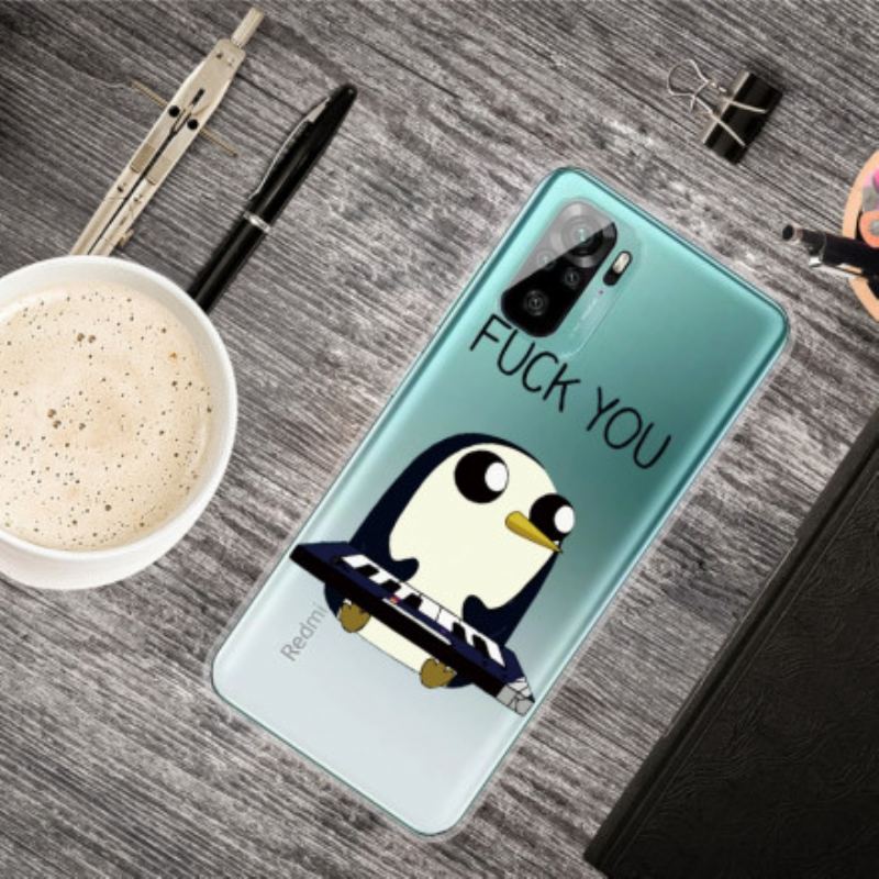 Capa Para Xiaomi Redmi Note 10 / 10S Pinguim Vai Se Foder