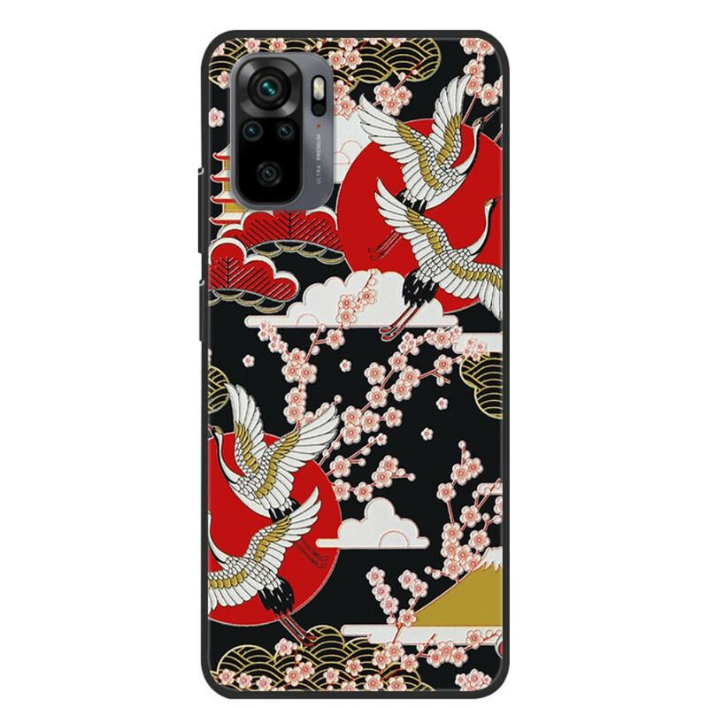 Capa Para Xiaomi Redmi Note 10 / 10S Quatro Guindastes