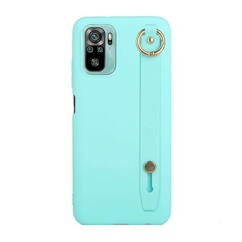 Capa Para Xiaomi Redmi Note 10 / 10S Silicone Com Alça De Apoio