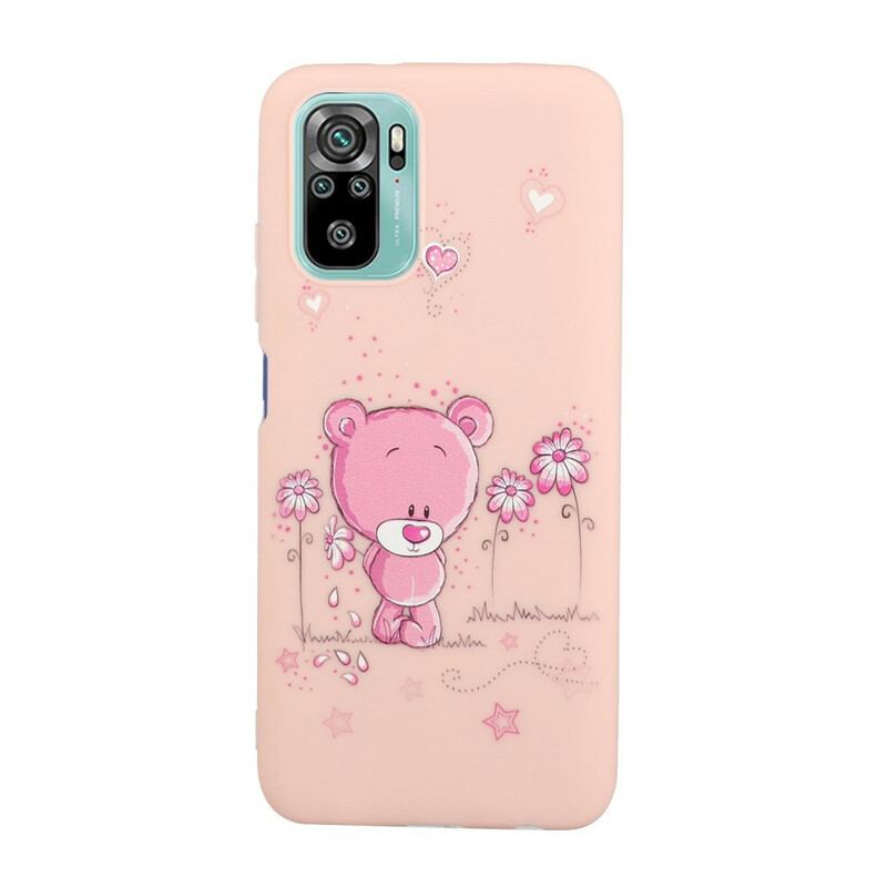 Capa Para Xiaomi Redmi Note 10 / 10S Urso Com Cordão