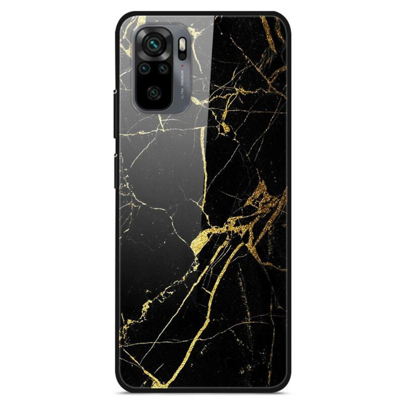 Capa Para Xiaomi Redmi Note 10 / 10S Vidro Temperado Mármore Supremo