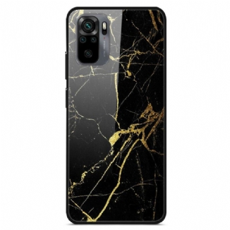 Capa Para Xiaomi Redmi Note 10 / 10S Vidro Temperado Mármore Supremo