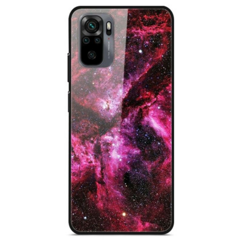 Capa Para Xiaomi Redmi Note 10 / 10S Vidro Temperado Rosa