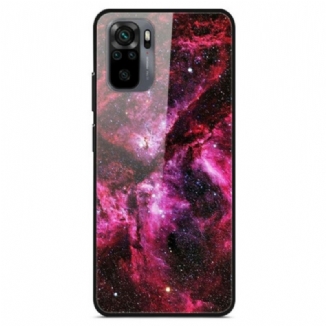 Capa Para Xiaomi Redmi Note 10 / 10S Vidro Temperado Rosa