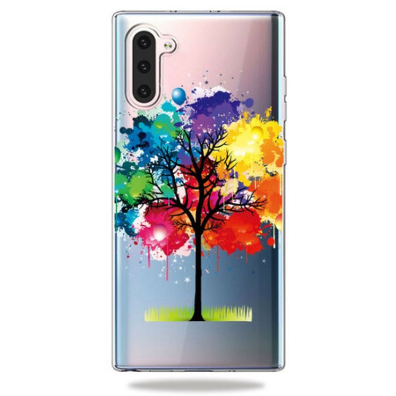 Capa De Celular Para Samsung Galaxy Note 10 Árvore Aquarela Perfeita