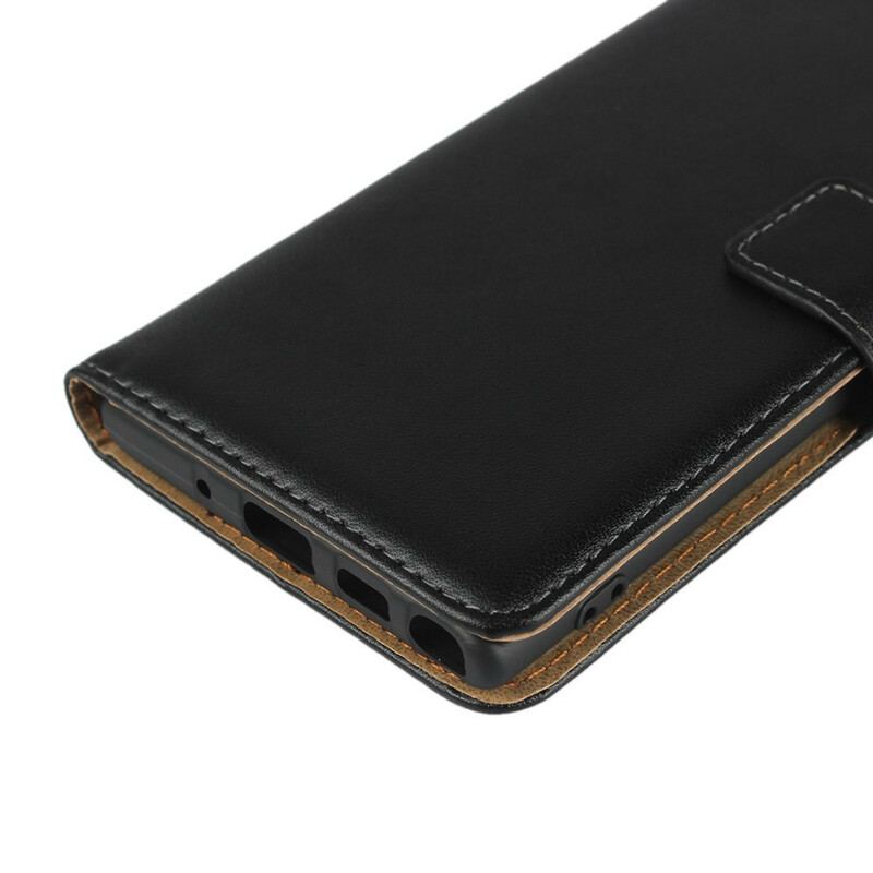 Capa De Couro Para Samsung Galaxy Note 10 Convite De Couro Genuíno