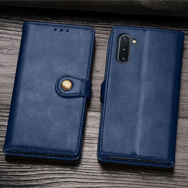 Capa De Couro Para Samsung Galaxy Note 10 De Cordão Tiras Elegantes De Couro Falso