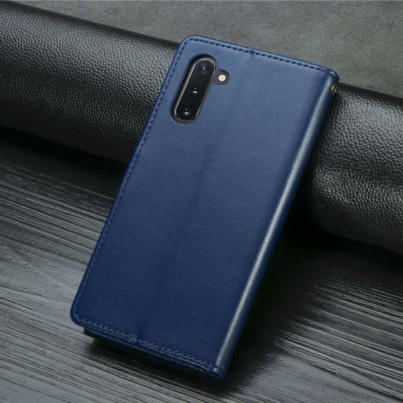 Capa De Couro Para Samsung Galaxy Note 10 De Cordão Tiras Elegantes De Couro Falso