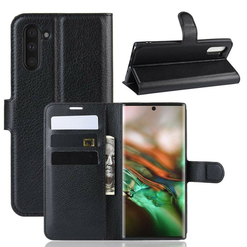 Capa Em Pele Para Samsung Galaxy Note 10 Clássico